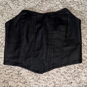Edikted Black Crop Top